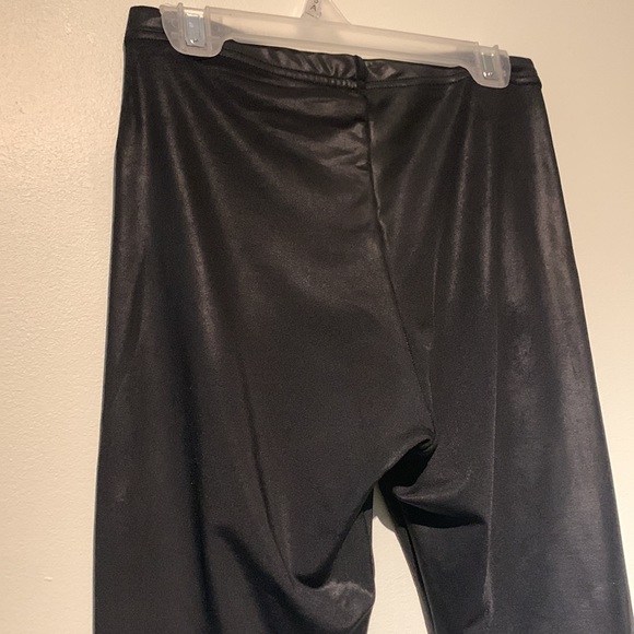🔥🔥🔥 American Apparel Metallic Legging. Matte black. Size Medium - Picture 3 of 8